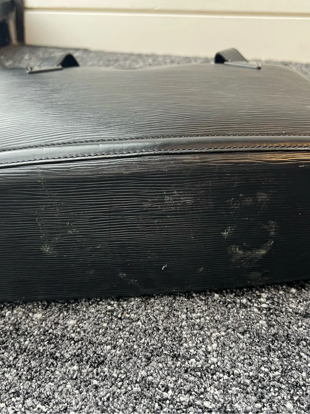 Louis Vuitton Black Epi Lussac Tote
